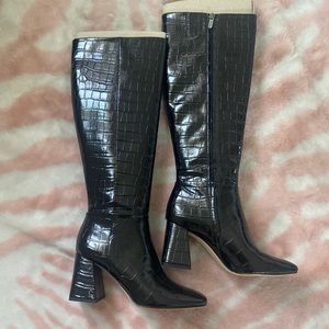 Knee High Croc Boots